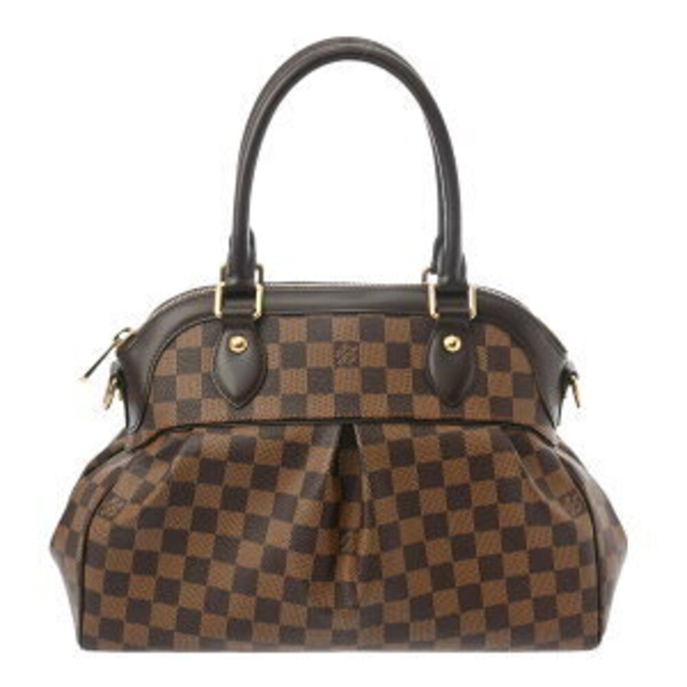 Louis Vuitton Damier Trevi Brown Canvas Shoulder Bag